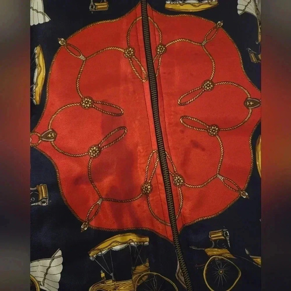 Vintage 80s 90s Angela Tong Bomber Jacket Women's Size M Medium With Wagon and R - Picture 4 of 7